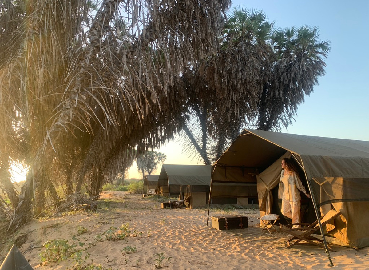 The Bush Camp , Tsavo East, Galana River