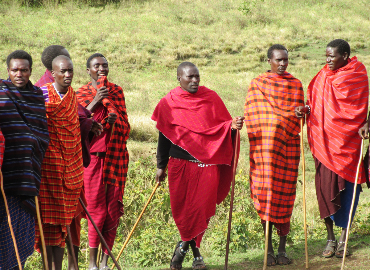 Maasai men