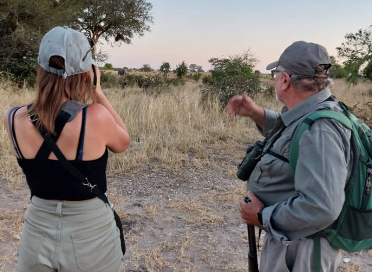 Hwange Bush Camp Spike Jill Ele Walk.jpeg