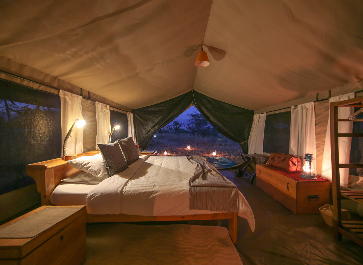 Serengeti North Wilderness Camp - double tent 