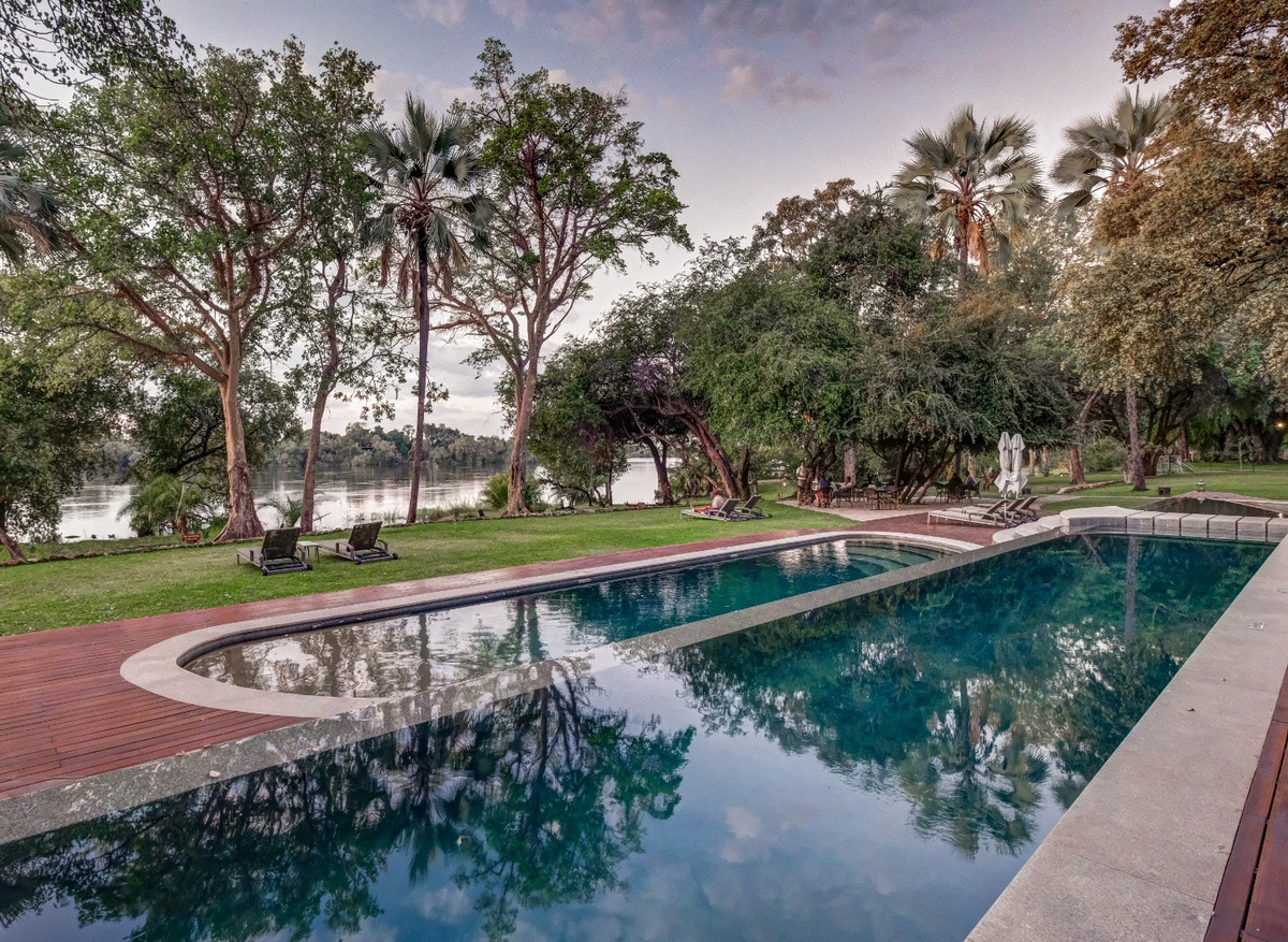 Pool to Zambezi River view