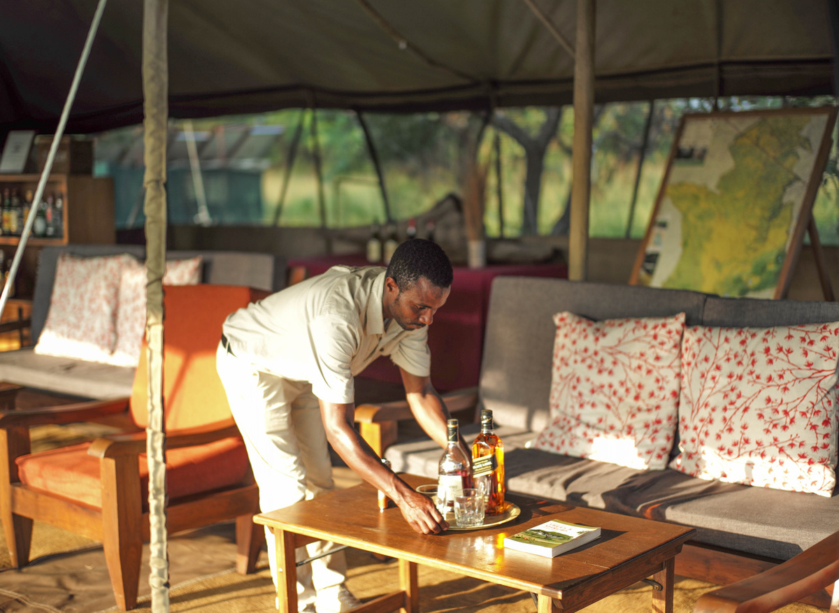 Serengeti North Wilderness Camp - lounge