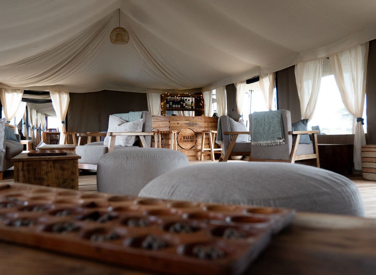 Wakati Camp lounge