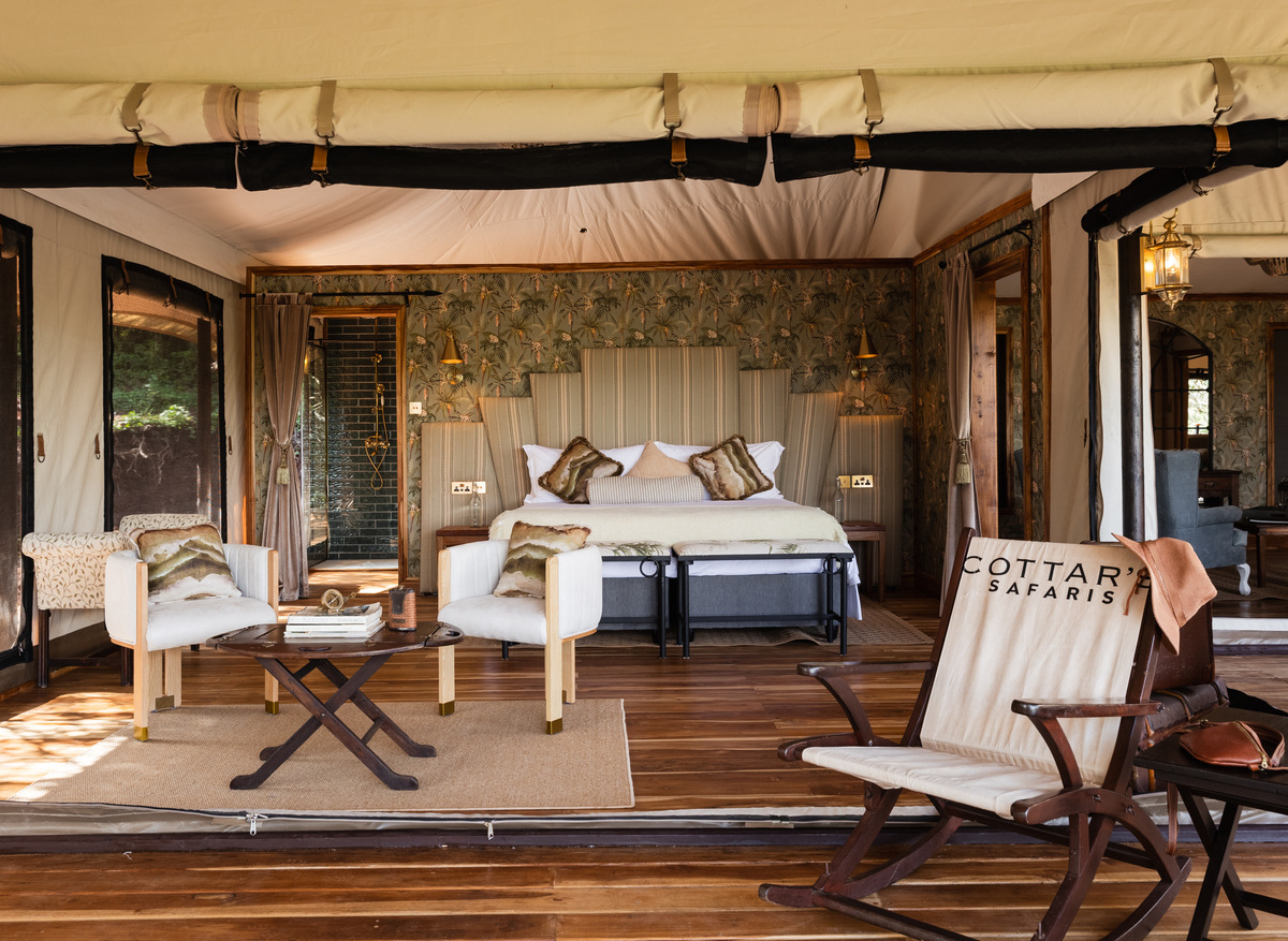 Cottar's Safaris Mara Family Tent-Bedroom