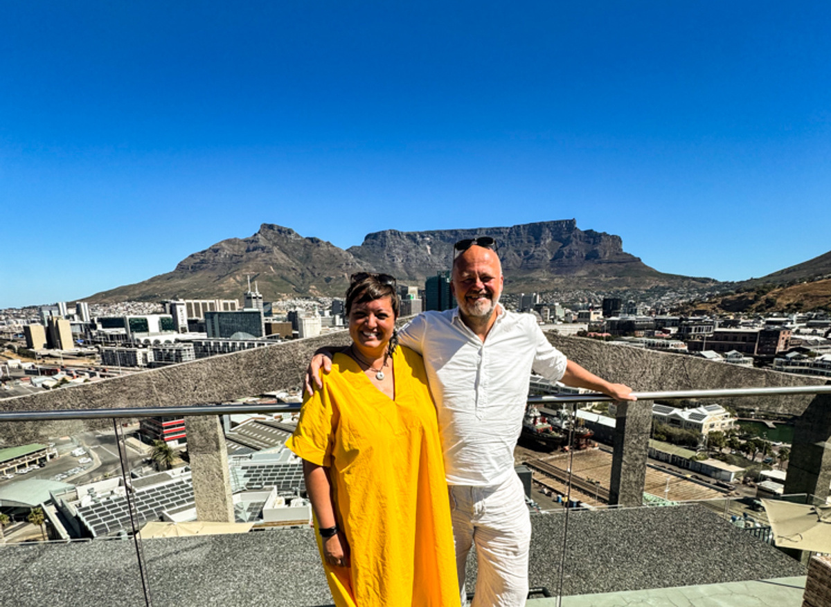 Tina and Mikael in Cape Town