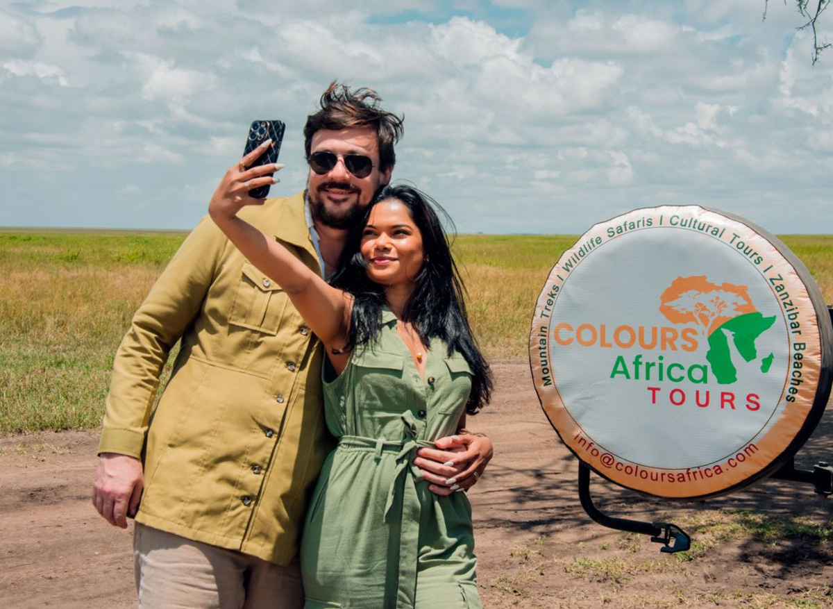 Happy Safari Guests in the Serengeti