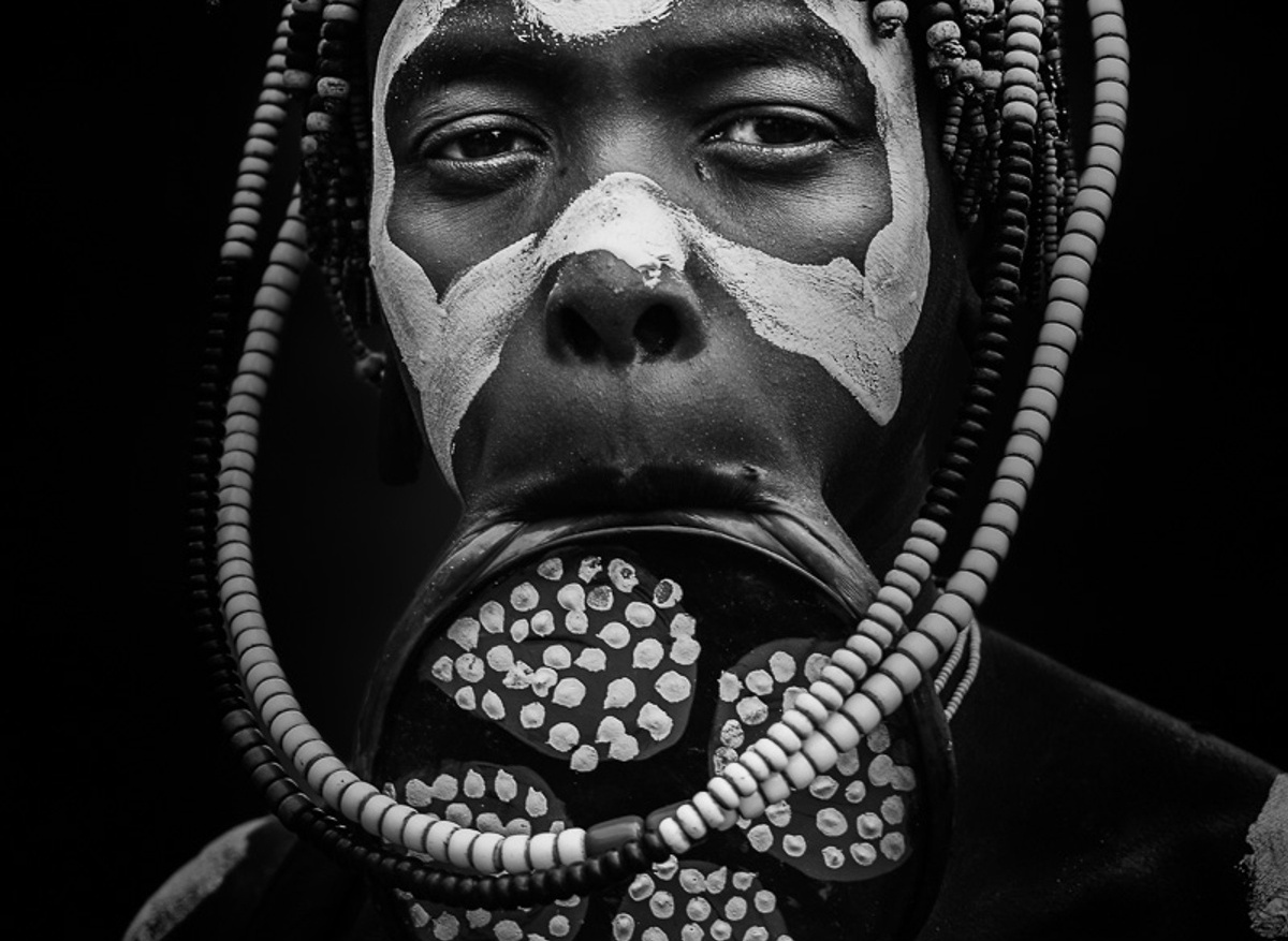 Mursi woman with lip plate