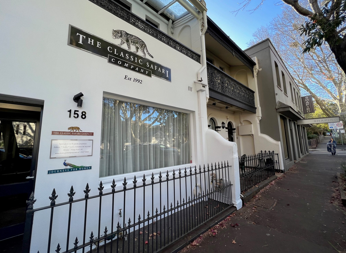 The Classic Safari Comnpany HQ 158 Queen St Woollahra
