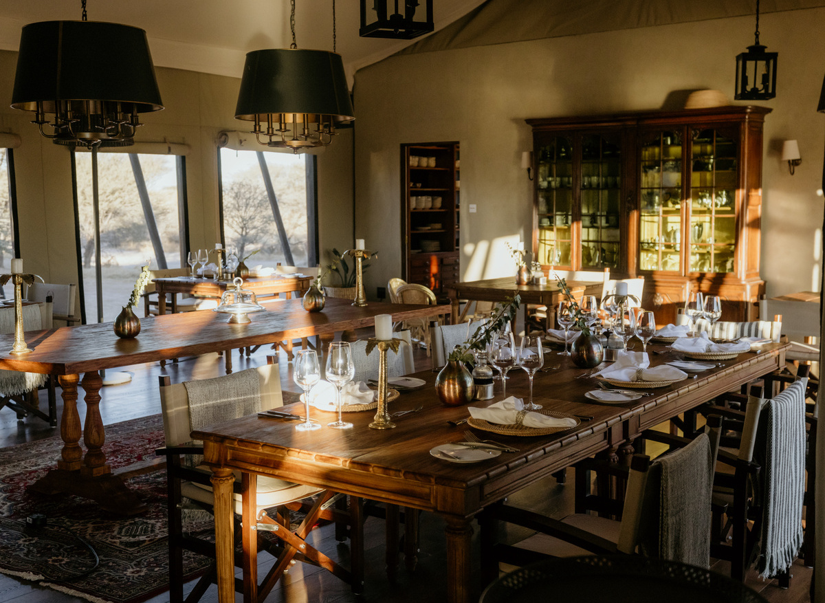 Thorn Bush Tented Camp Dining Space