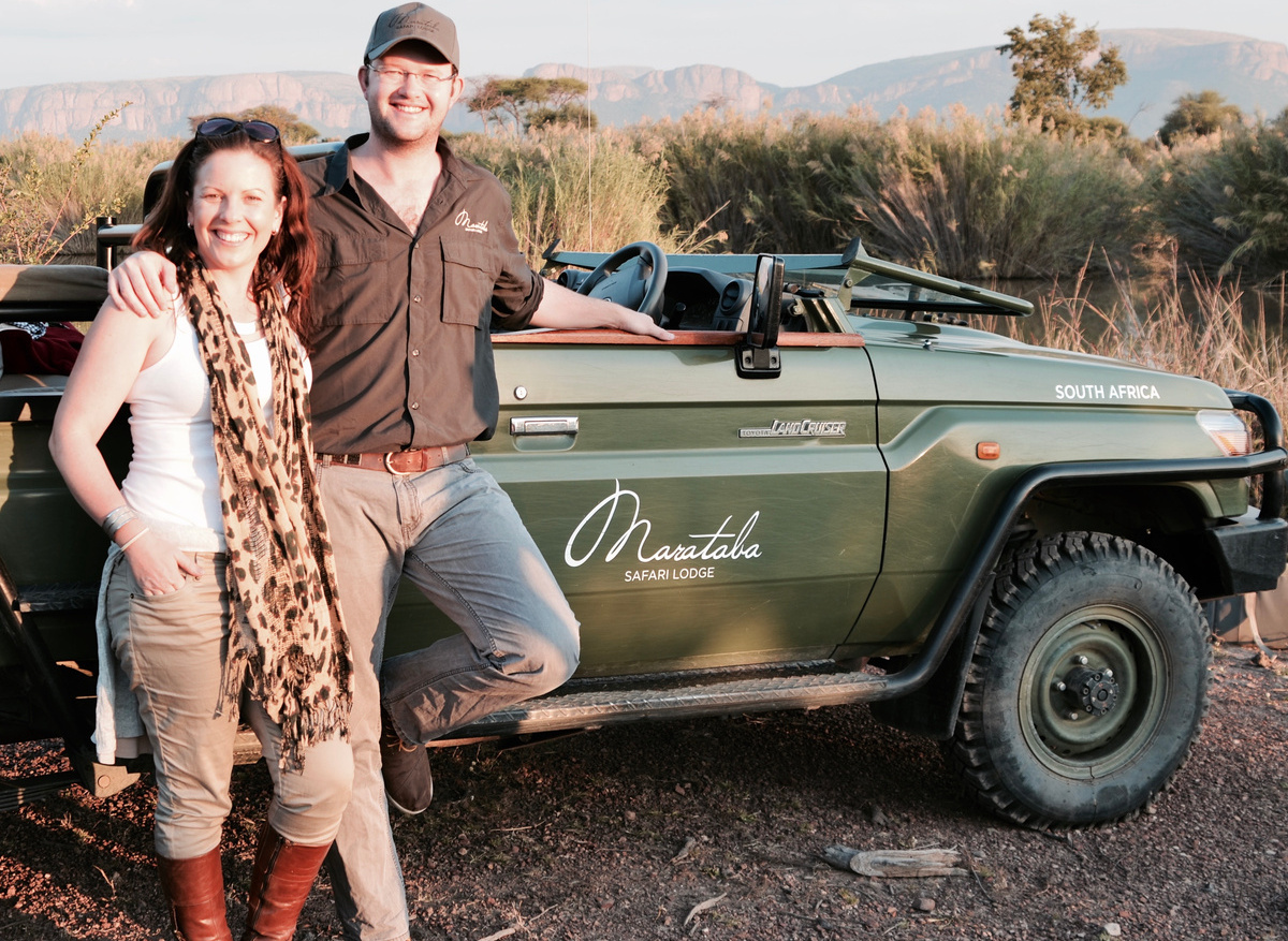 Jonathon and Danica Wilson at Marataba