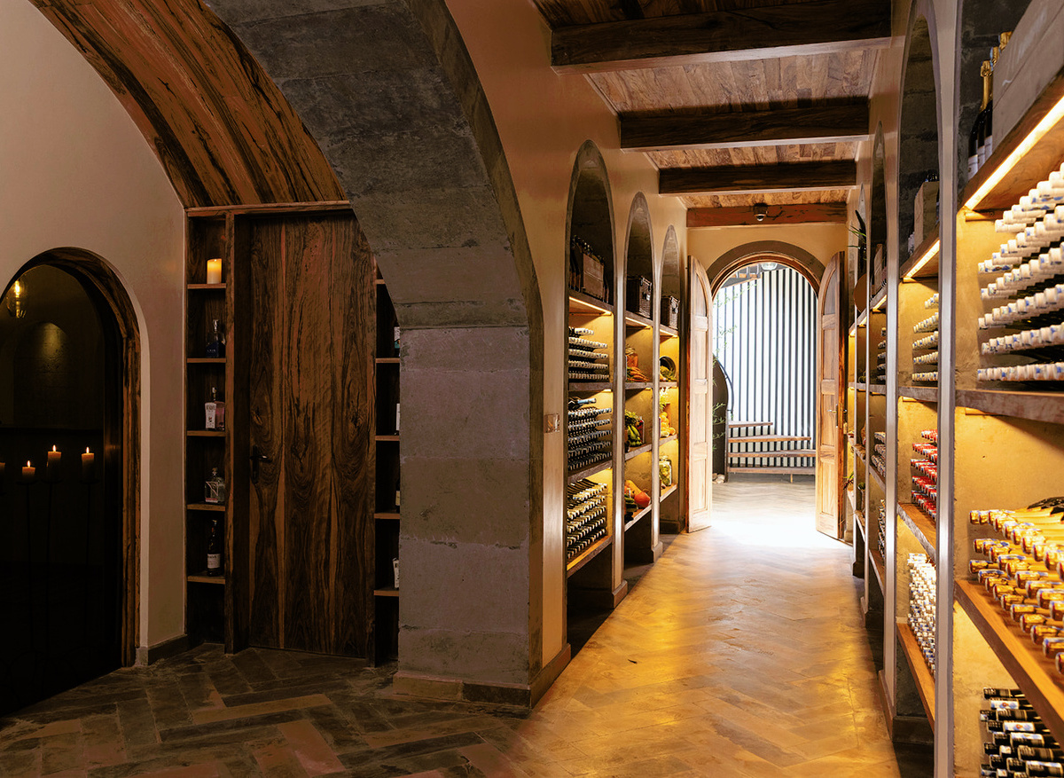 Wine Cellar at Giraffe Manor