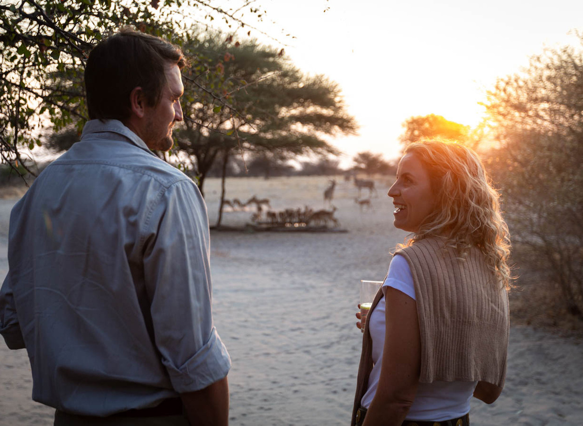 Water Hole in front of the lodge