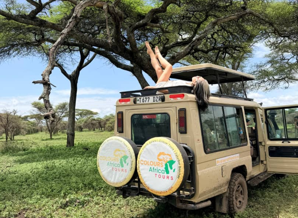Luxury Safari Vehicle Under the Acacia Trees