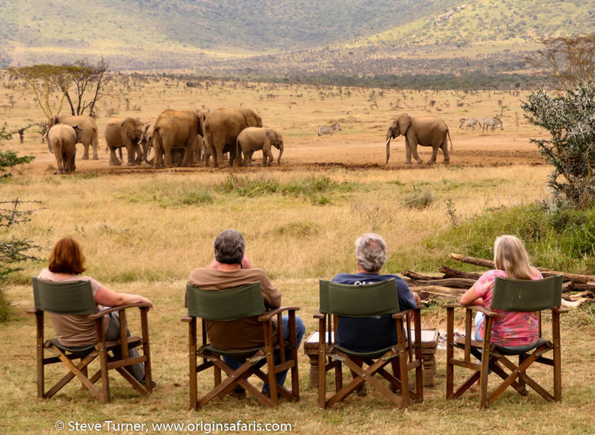 Afternoon tea in Laikipia 