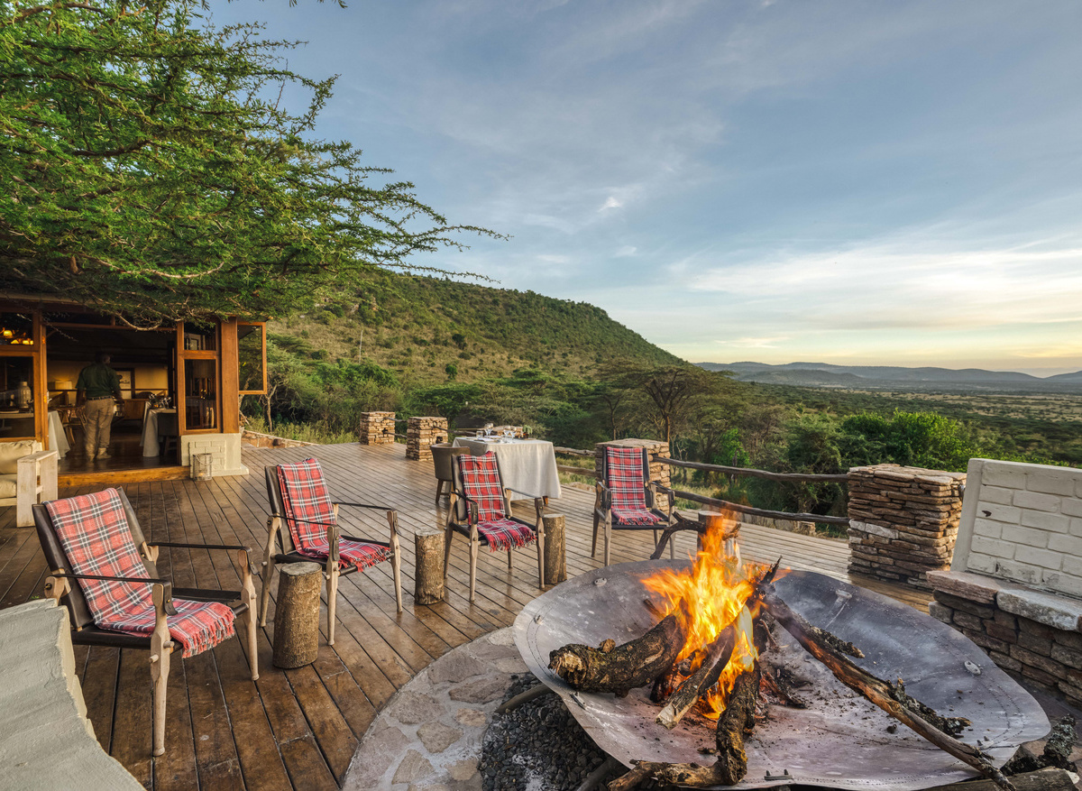 Firepit at TAASA Lodge