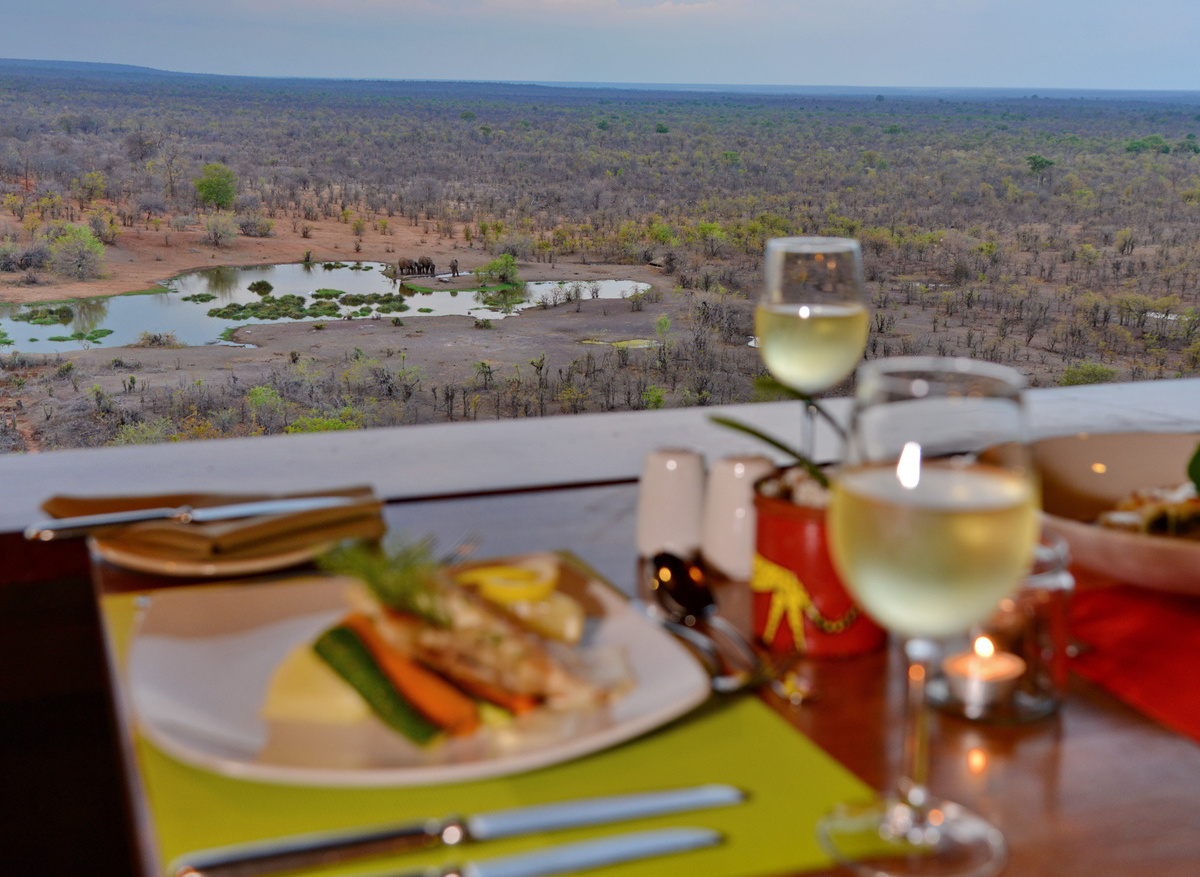 Table with a view at MaKuwa-Kuwa Restaurant.JPG