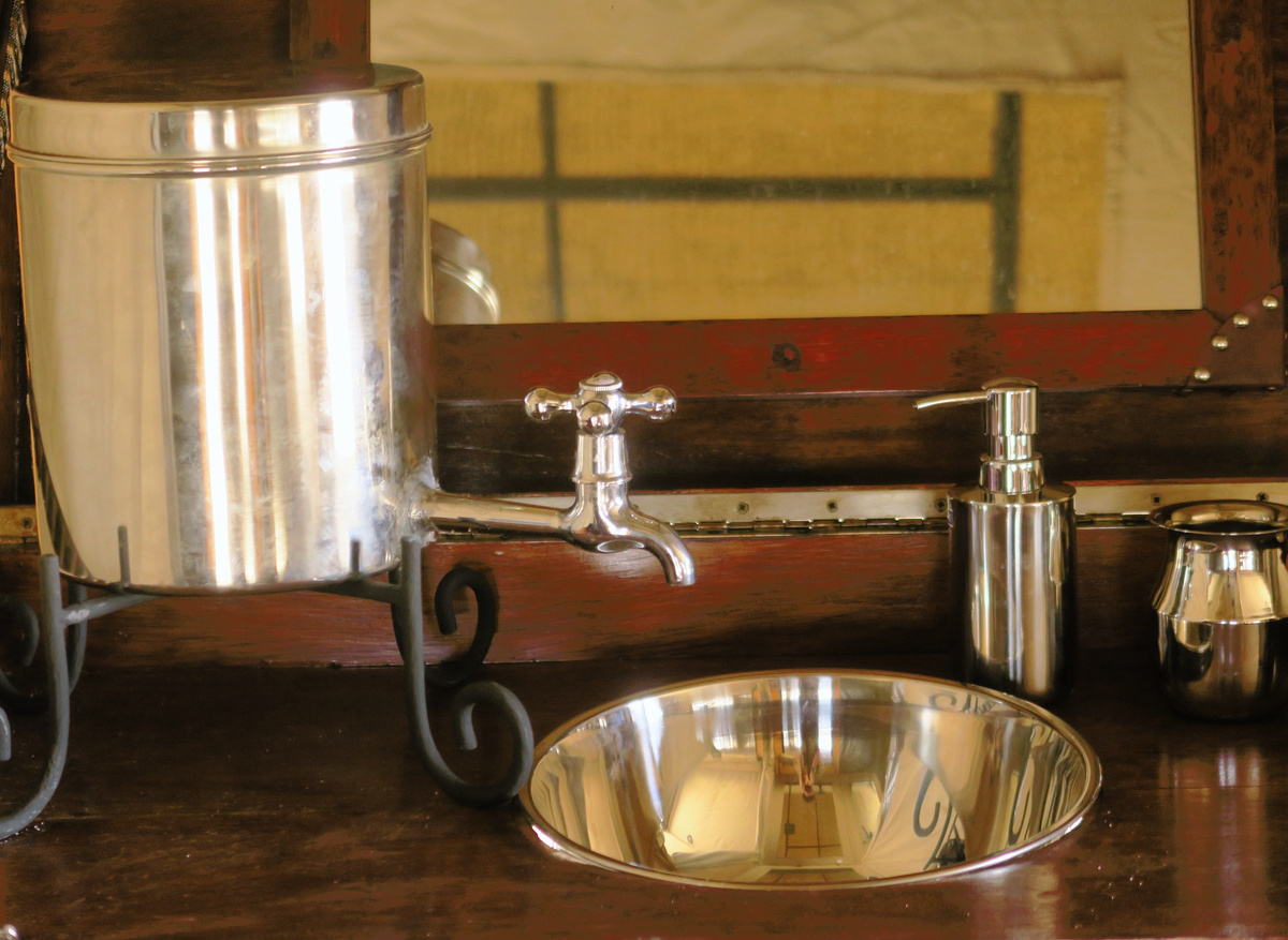 The Bush Camp , Bathroom details