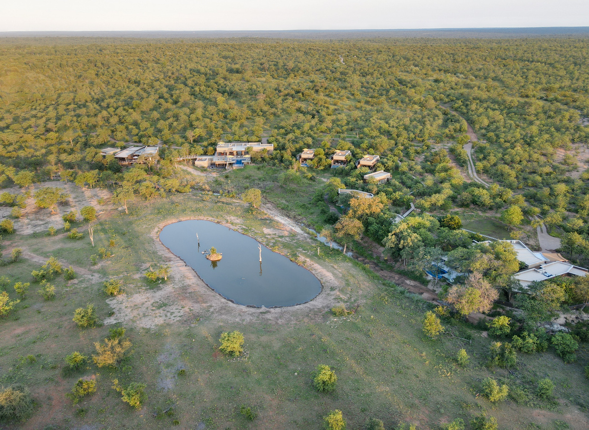 Aerial View of Lodge