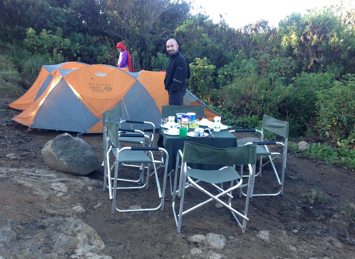 Kilimanjaro climb tents.JPG