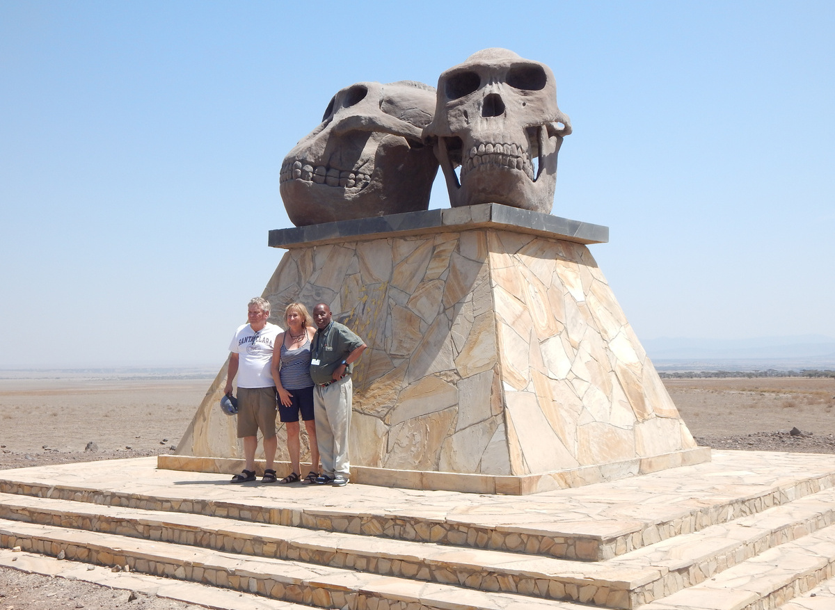 Our guests at Olduvai Gorge.JPG