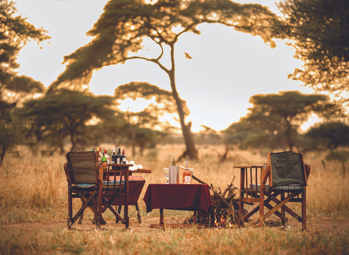 Sundowners at Tarangire
