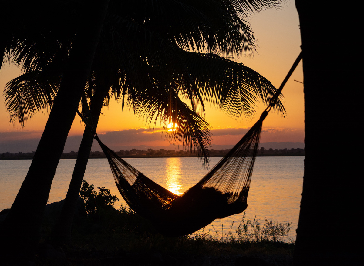 Sunset & Hammock by Gemma Thomas 