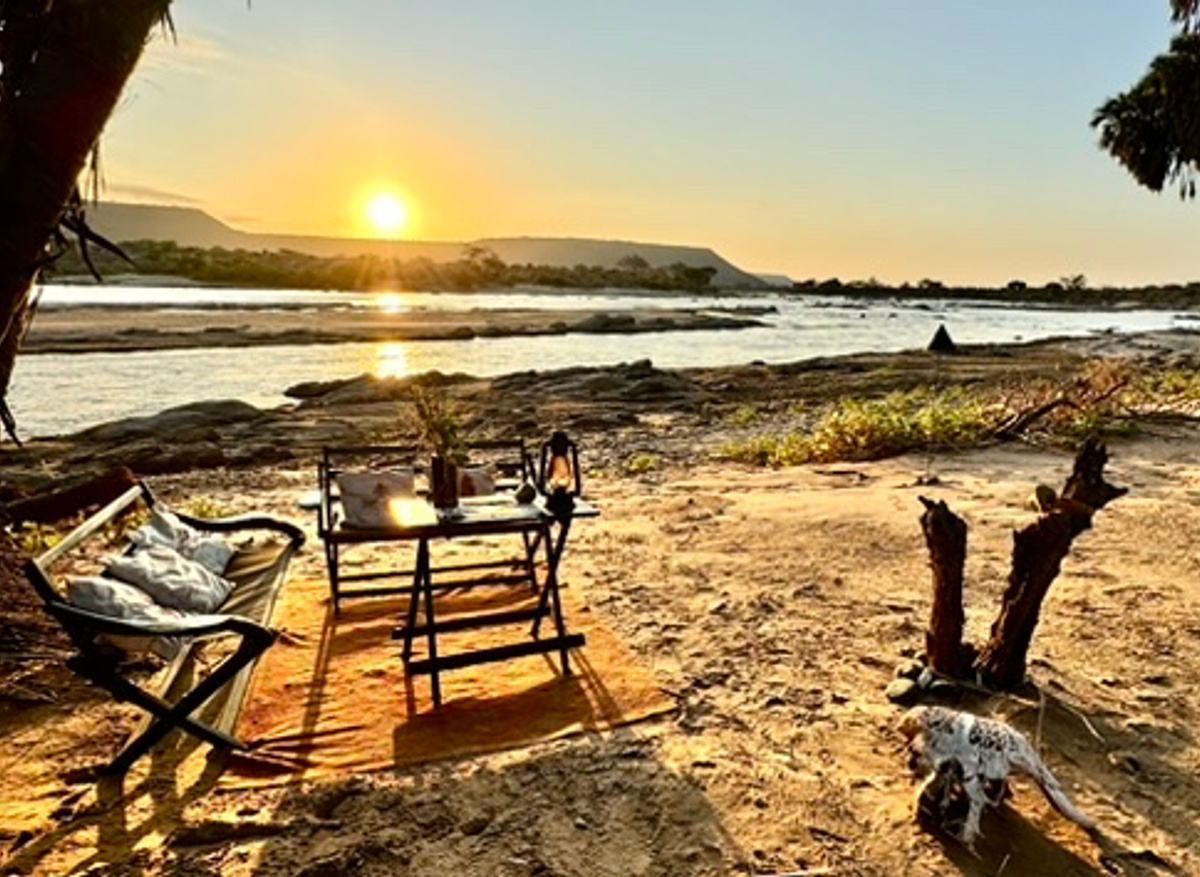 The Bush Camp, sunrise in Tsavo East