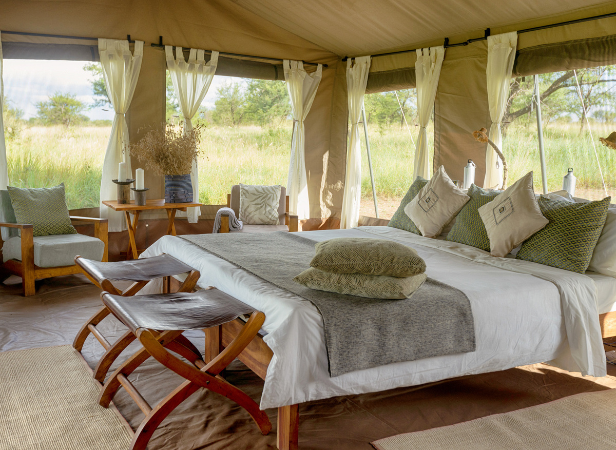 Serengeti Wilderness Camp (Central) double guest tent