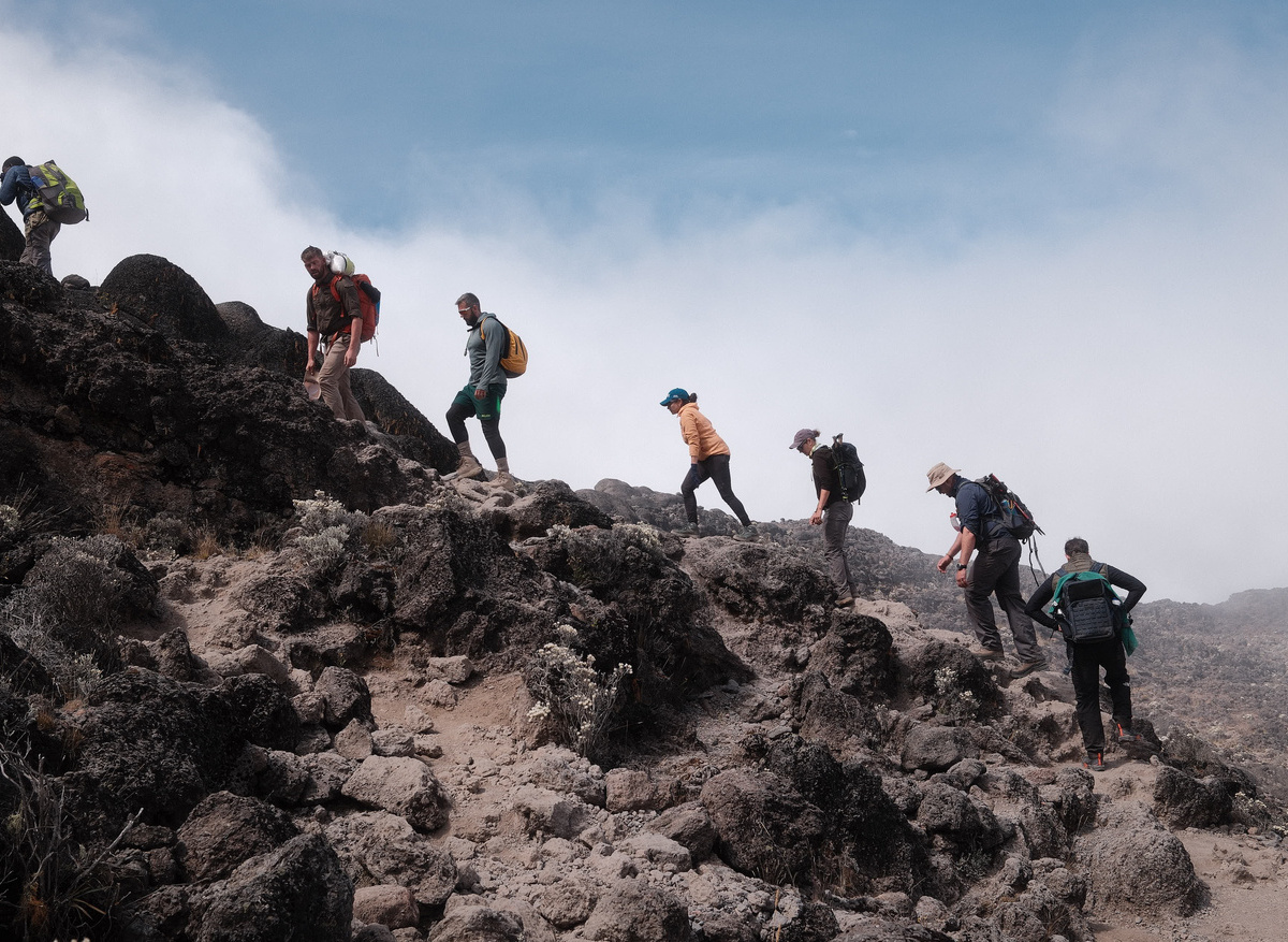 Trekking on the Barranco Wall