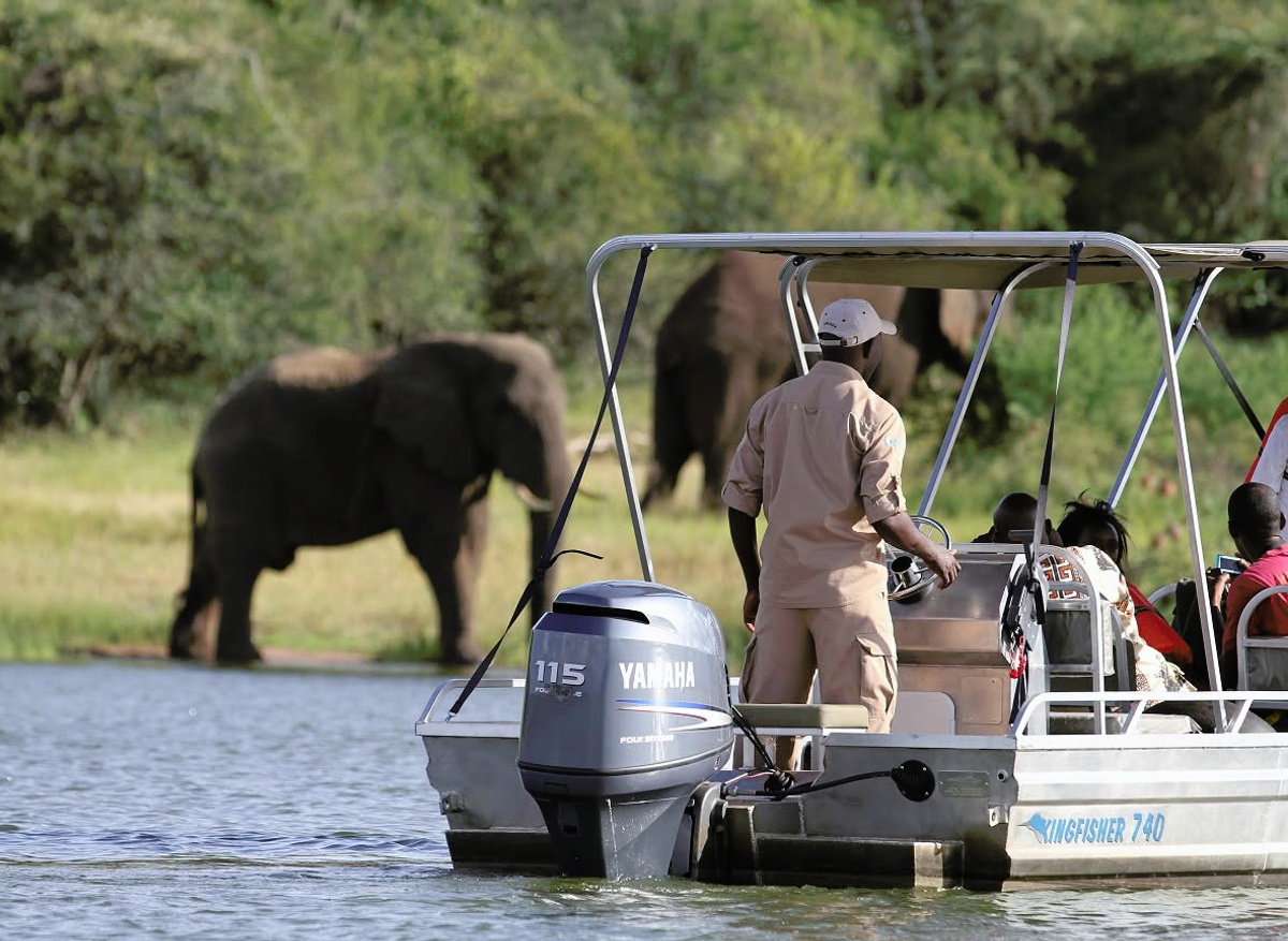 Boat Safari in Akagera National Park, Rwanda