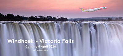 ATTA :: Fly Namibia Inaugural Windhoek to Victoria Falls