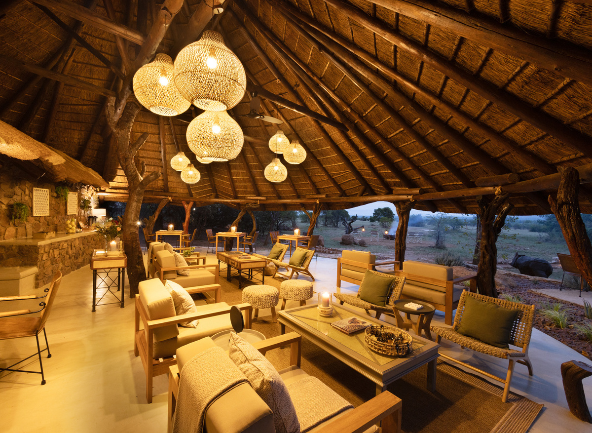 Main lodge area Kwafubesi Tented Safari Camp