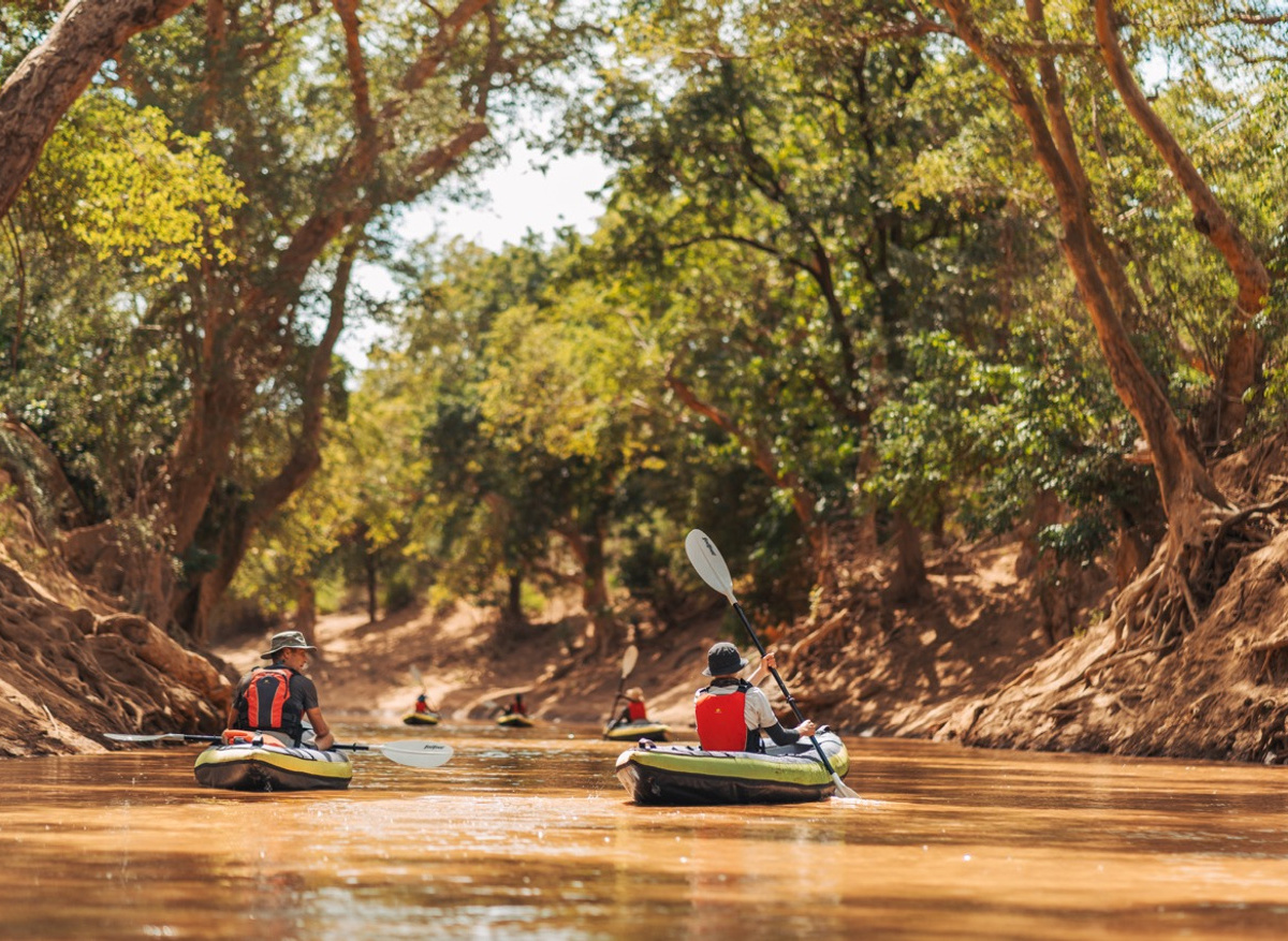 A kayaking safari in Magadi 