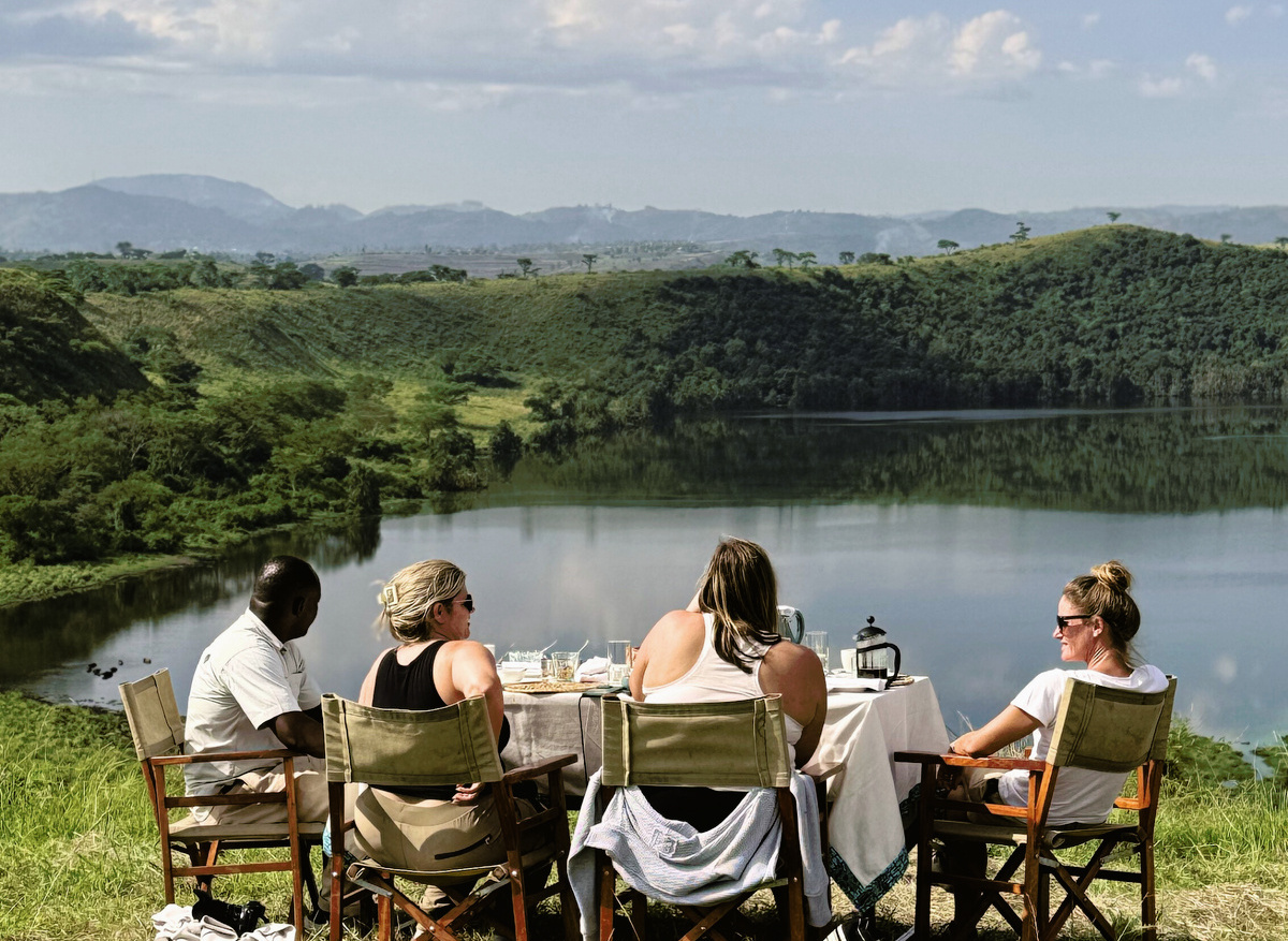 Bush Breakfast in Kyambura Nature Reserve, Uganda