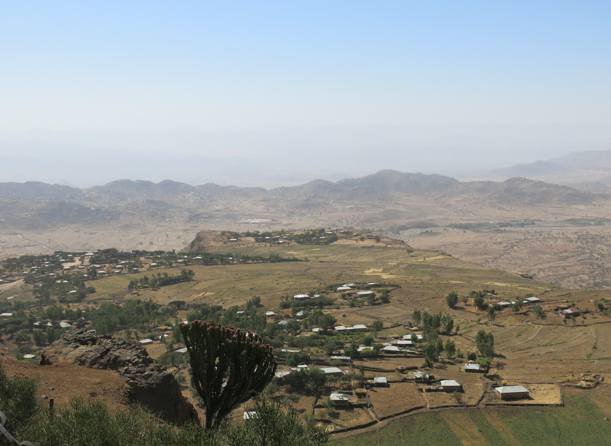 Mareb river valley panorama