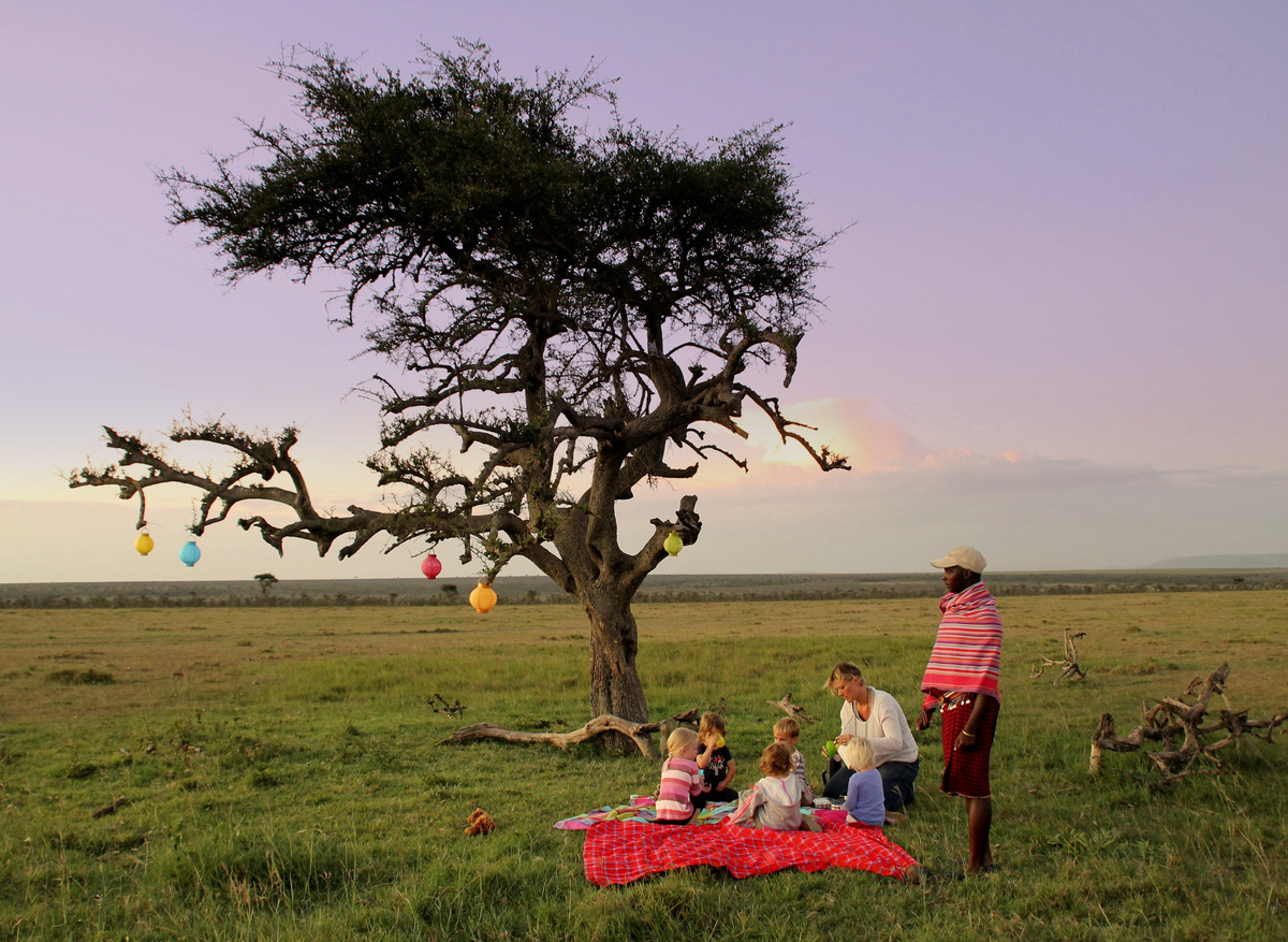 A Kenyan family safari