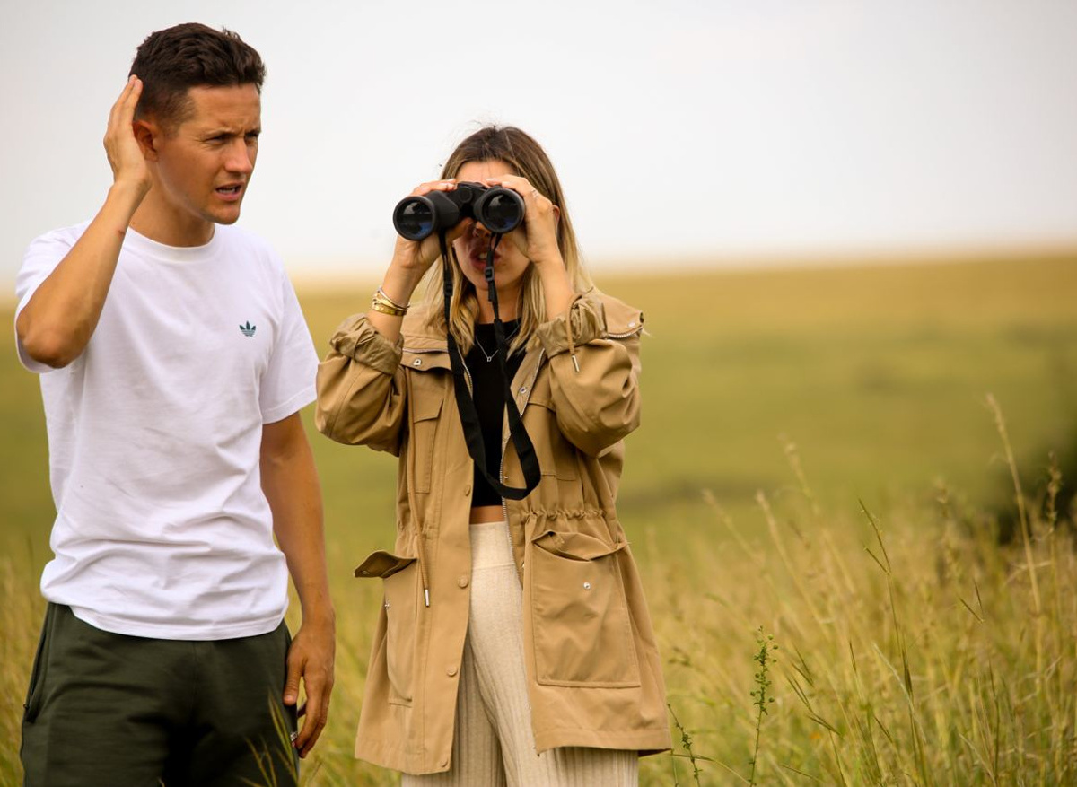 With Spanish Football Player Ander Herrera and Wife