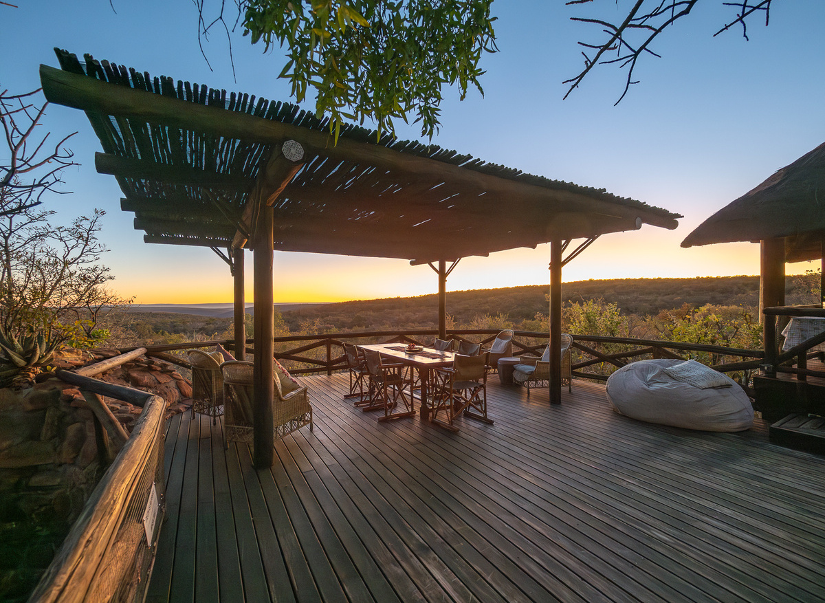 Tintswalo Waterberg Main Lodge Deck