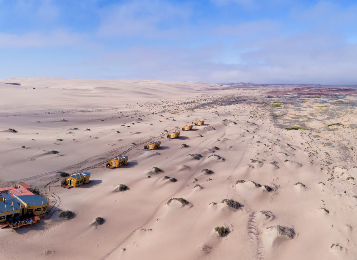 Shipwreck Lodge - Arial , Skeleton Coast