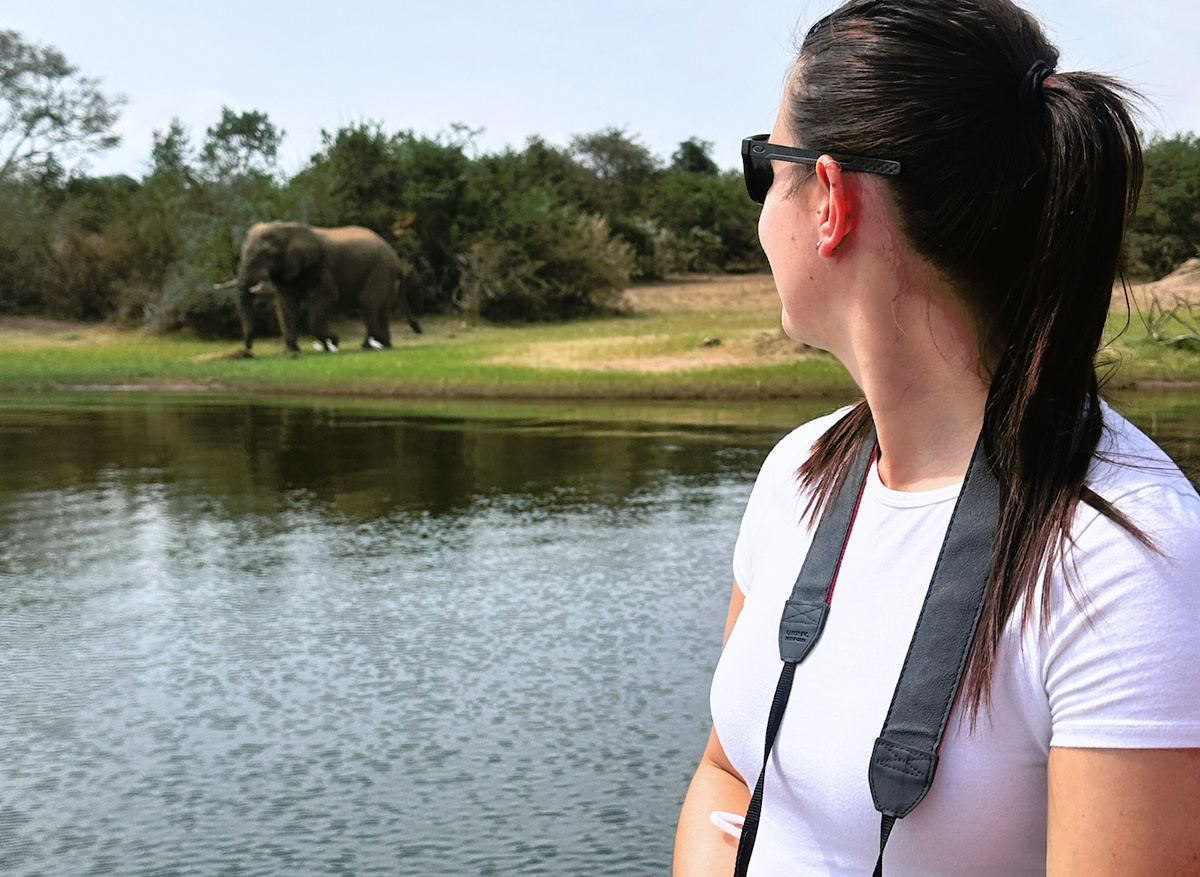 Wildlife Viewing on a Boat Safari, Akagera National Park, Rwanda