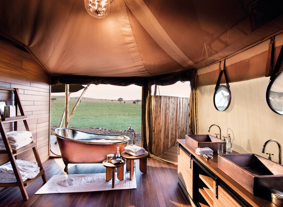 Family Tent Bathroom