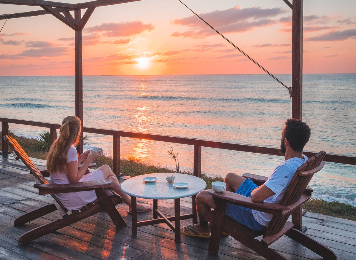 View of the Ocean from the Beach Villa Deck