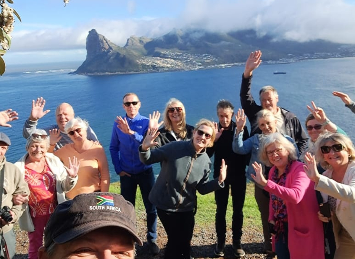Group & Guide on Cape Peninsula