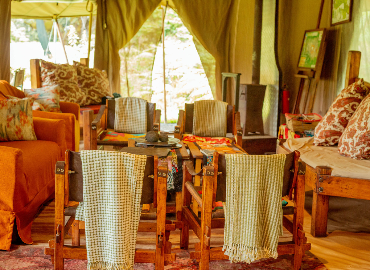 Lounge Tent at Itikoni Camp