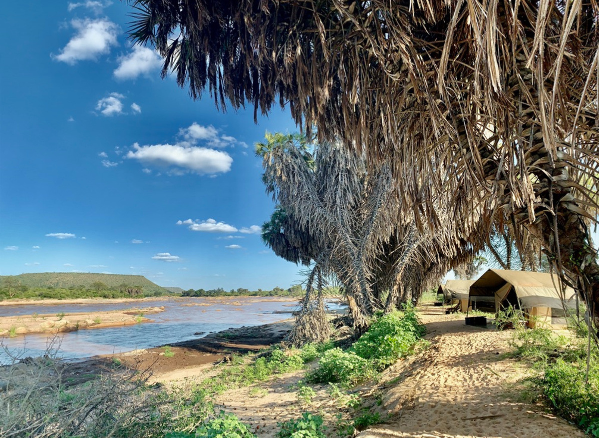 The Bush Camp , Tsavo East , Galana River