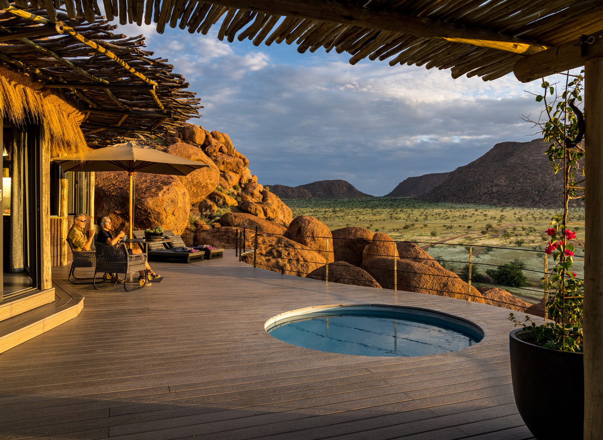 Camp Kipwe Luxury Suite Deck After the Rains