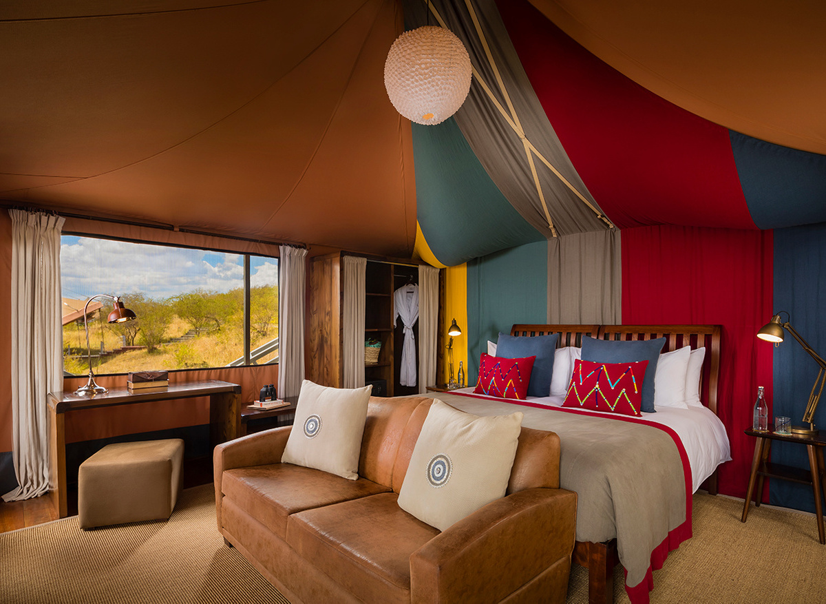 Mahali Mzuri - Tent interior