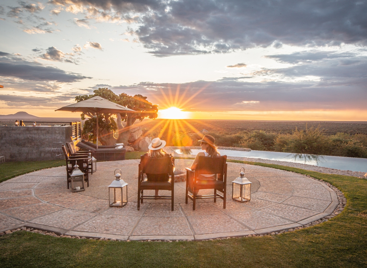 Mountain Lodge Sunset