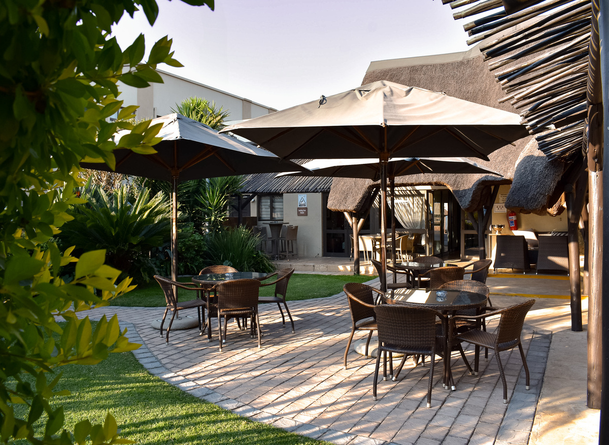 Outside Garden oasis 