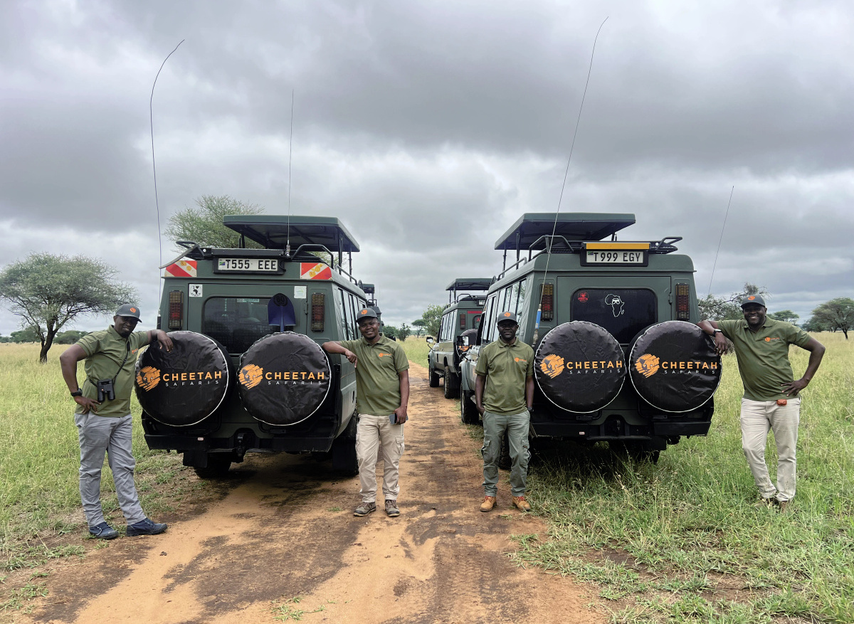 Cheetah Safaris Guides in Tarangire Tanzania